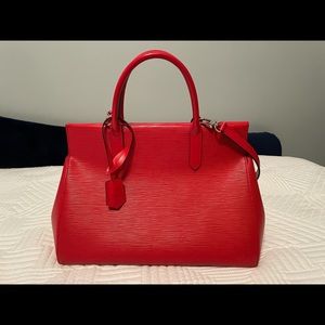 Authentic Red Epi Leather LV bag